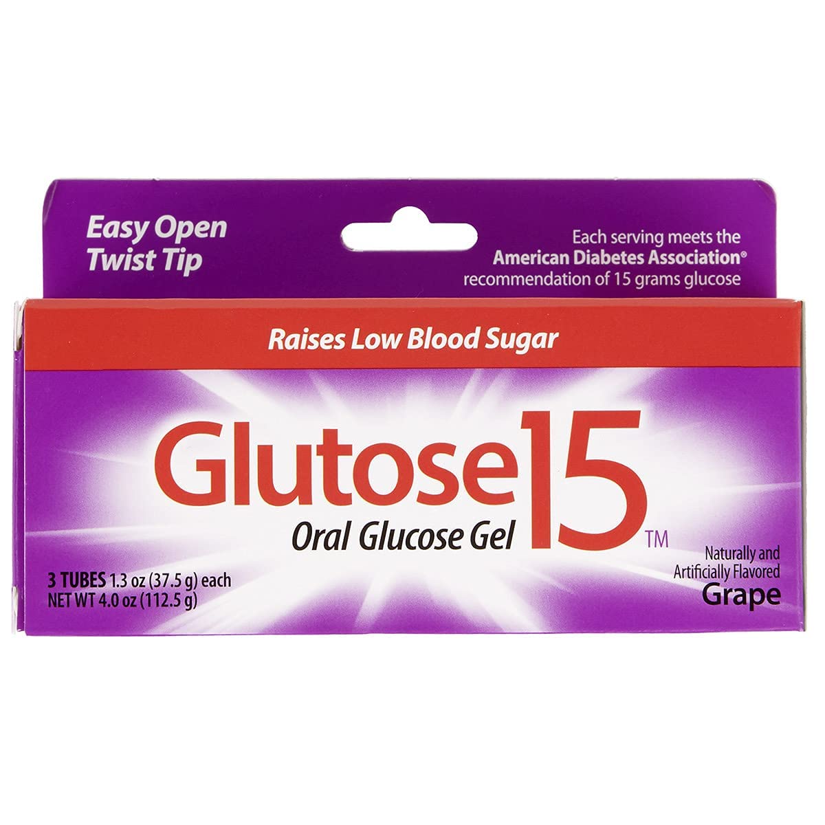 GAMENOTE GLUTOSE 15 Gel, tube pratique pour réagir rapidement en cas d’hypoglycémie