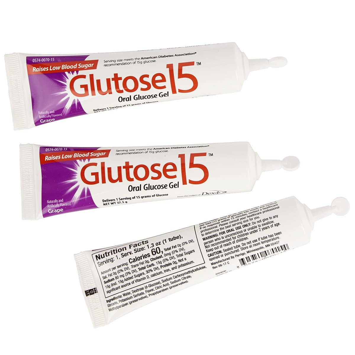 GAMENOTE GLUTOSE 15 Gel, tube ouvert prêt à l’emploi