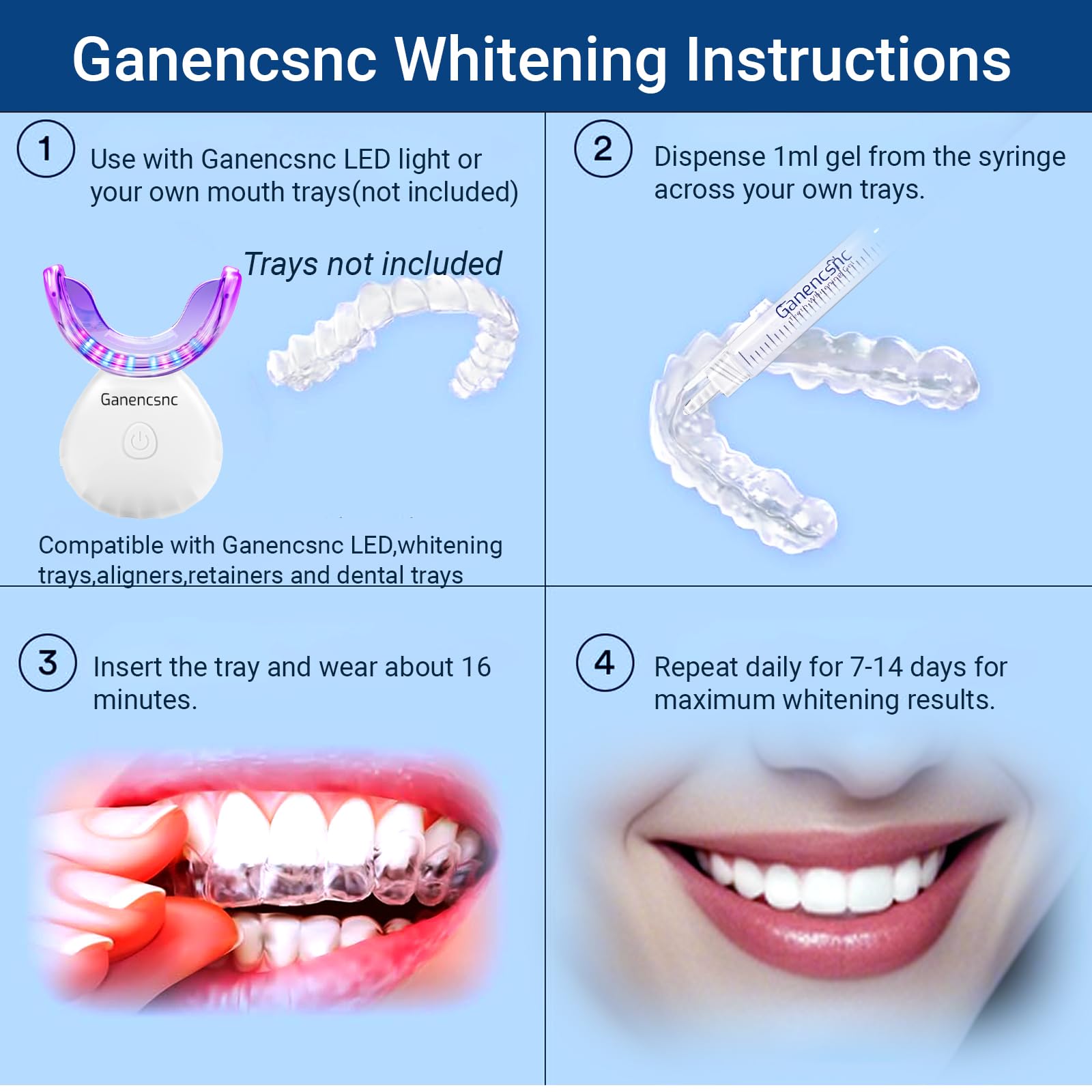 Ganencsnc kit blanchiment compatible, intégration facile avec votre produit existant.