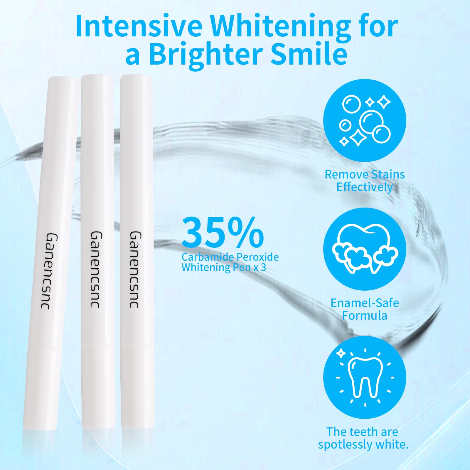 Ganencsnc plateau silicone-blanchiment-dents sans-fil pour un confort optimal.