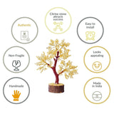 Gangesindia Arbre Citrine – cadeau-idéal: parfait pour déménagement ou ouverture.