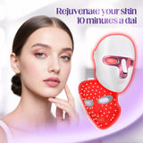 GANOEL masque design ergonomique visage, maintien confortable pendant les sessions.