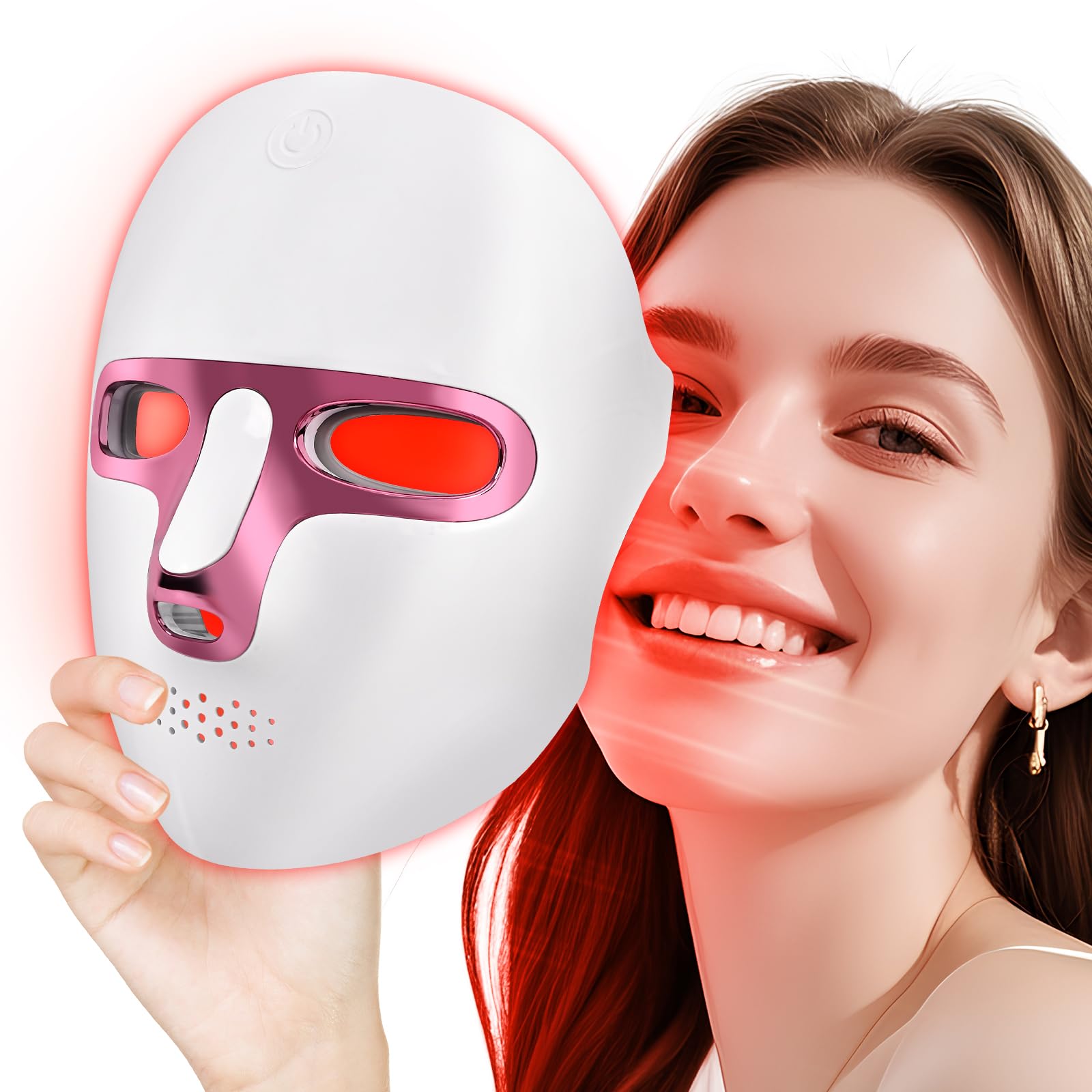 GANOEL masque LED 7 couleurs pour le visage, soin polyvalent à domicile.