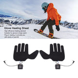 Gants chauffants électriques, matière coton-polyester douce et confortable.