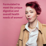 Garden of Life RAW Enzymes pour Femmes – étiquette claire indiquant les caractéristiques principales.