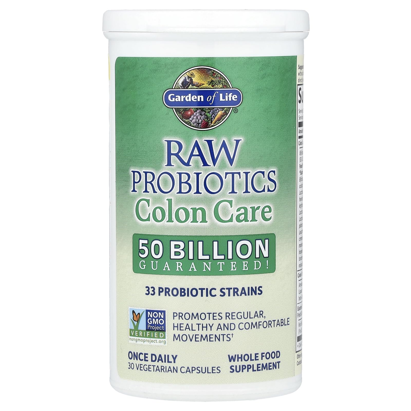 Garden of Life Colon Care - concentre yaourt bulgare et kefir sauvage