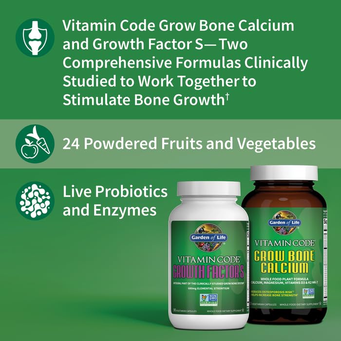 Grow Bone with strontium absorbant et minéraux essentiels pour le soutien osseux