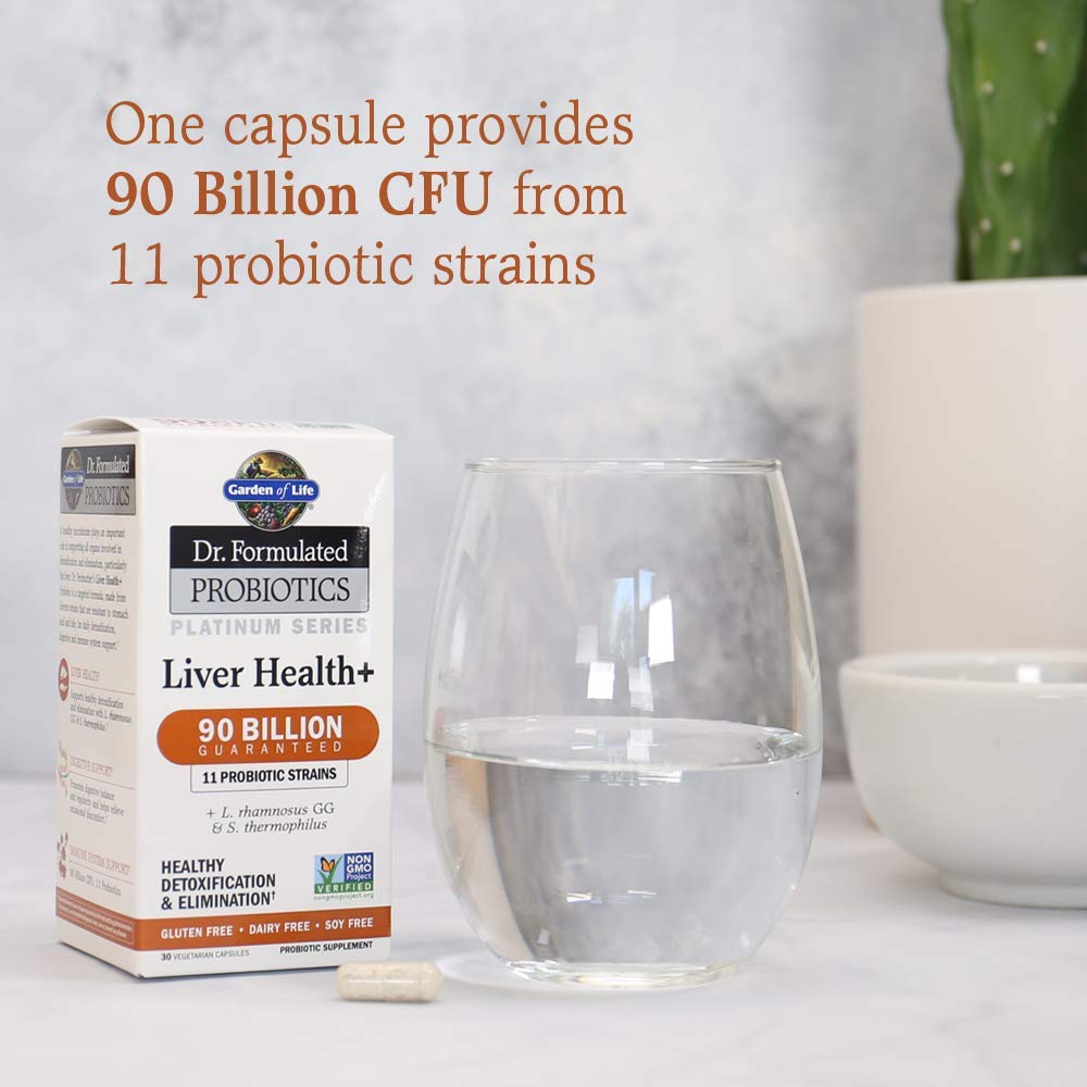 Garden of Life Liver Health+ Platinum Series, présentation visuelle de la ligne Platinum.
