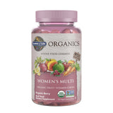 Gommes Garden of Life Organics pour femmes dans une bouteille, routine quotidienne.