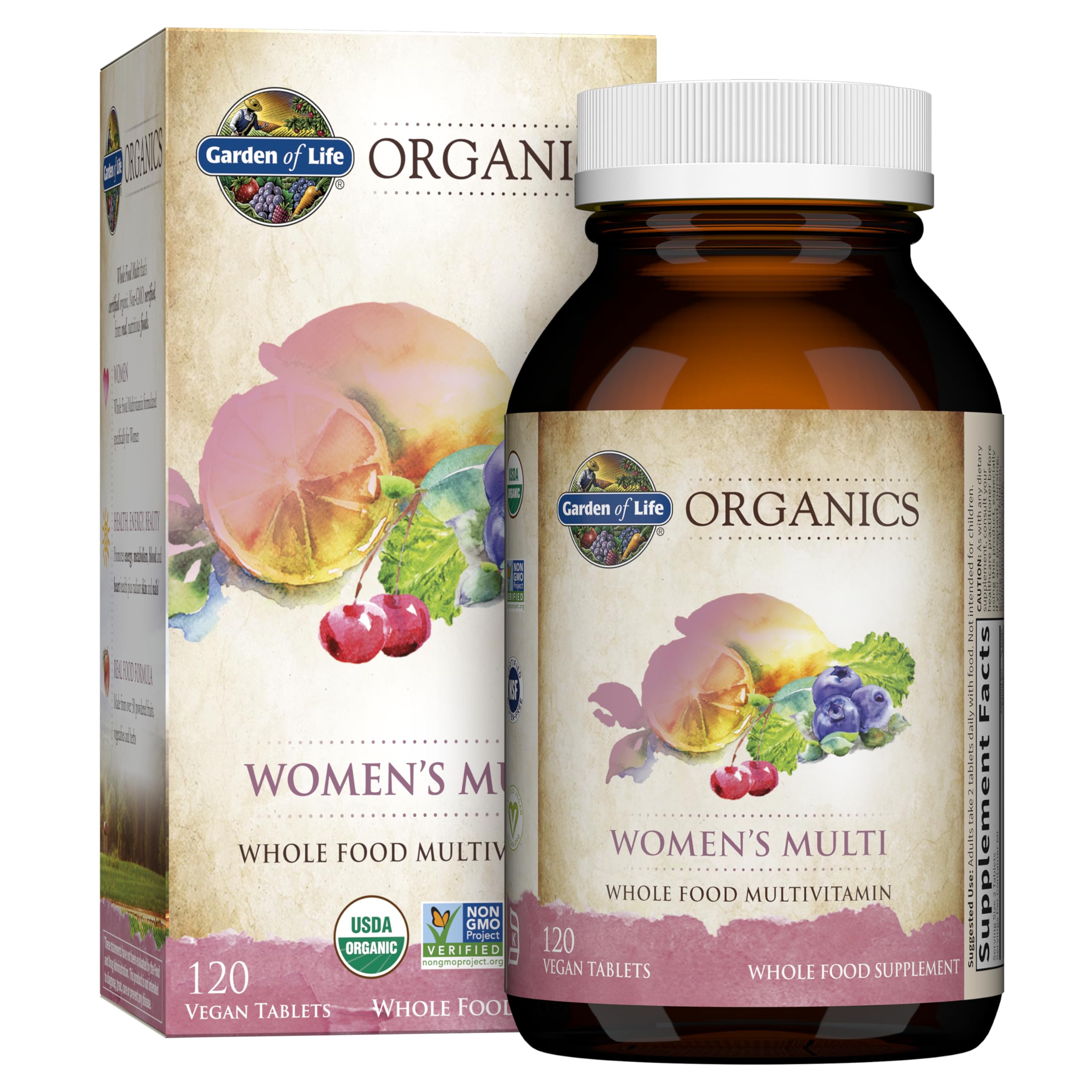 Garden of Life Organics Multi Femmes: bouteille claire soutenant énergie et vitalité au quotidien