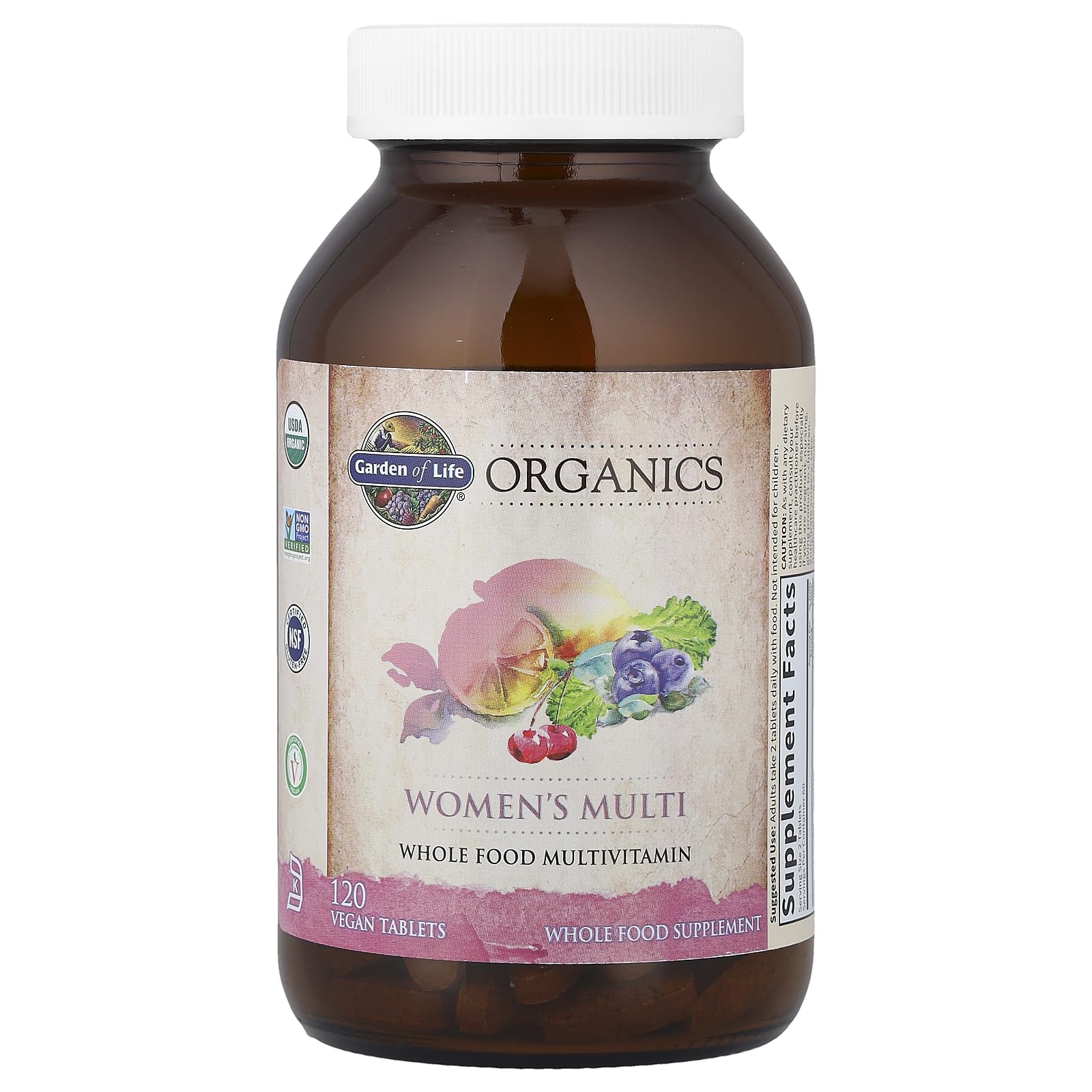 Garden of Life Organics Multi Femmes: emballage bio et origine naturelle pour routine saine