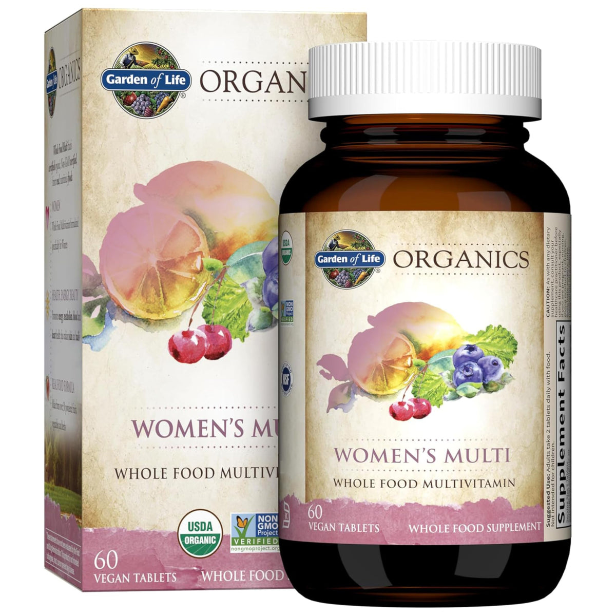 Garden of Life Organics Women’s Multi — Bouteille prête pour l’énergie quotidienne.