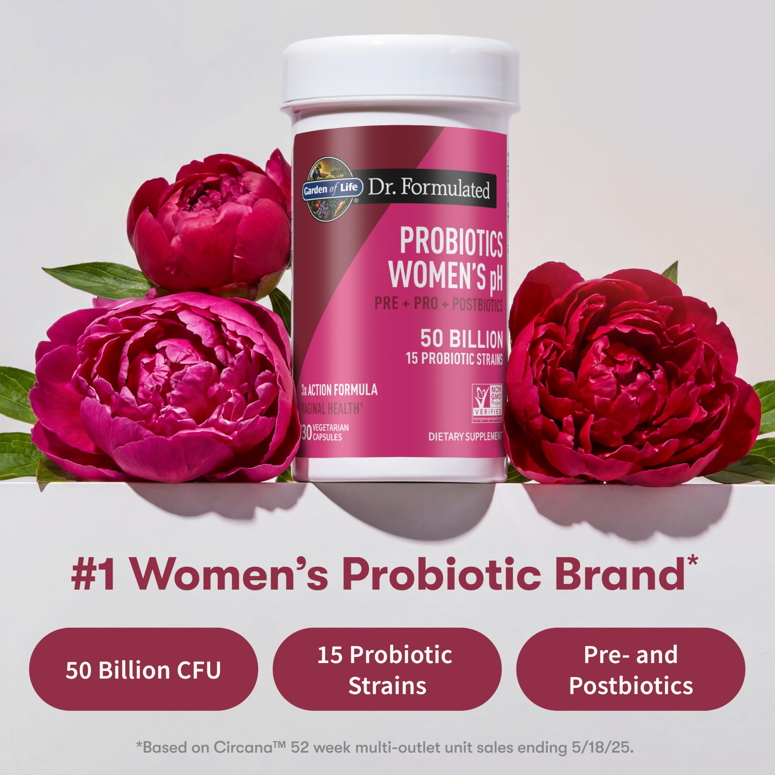 Garden of Life, postbiotiques recyclés soutenant durablement la flore digestive.