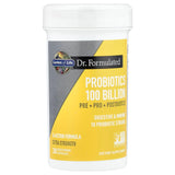Garden of Life Dr. Formulated prébiotiques avec PreforPro et postbiotiques recyclés.