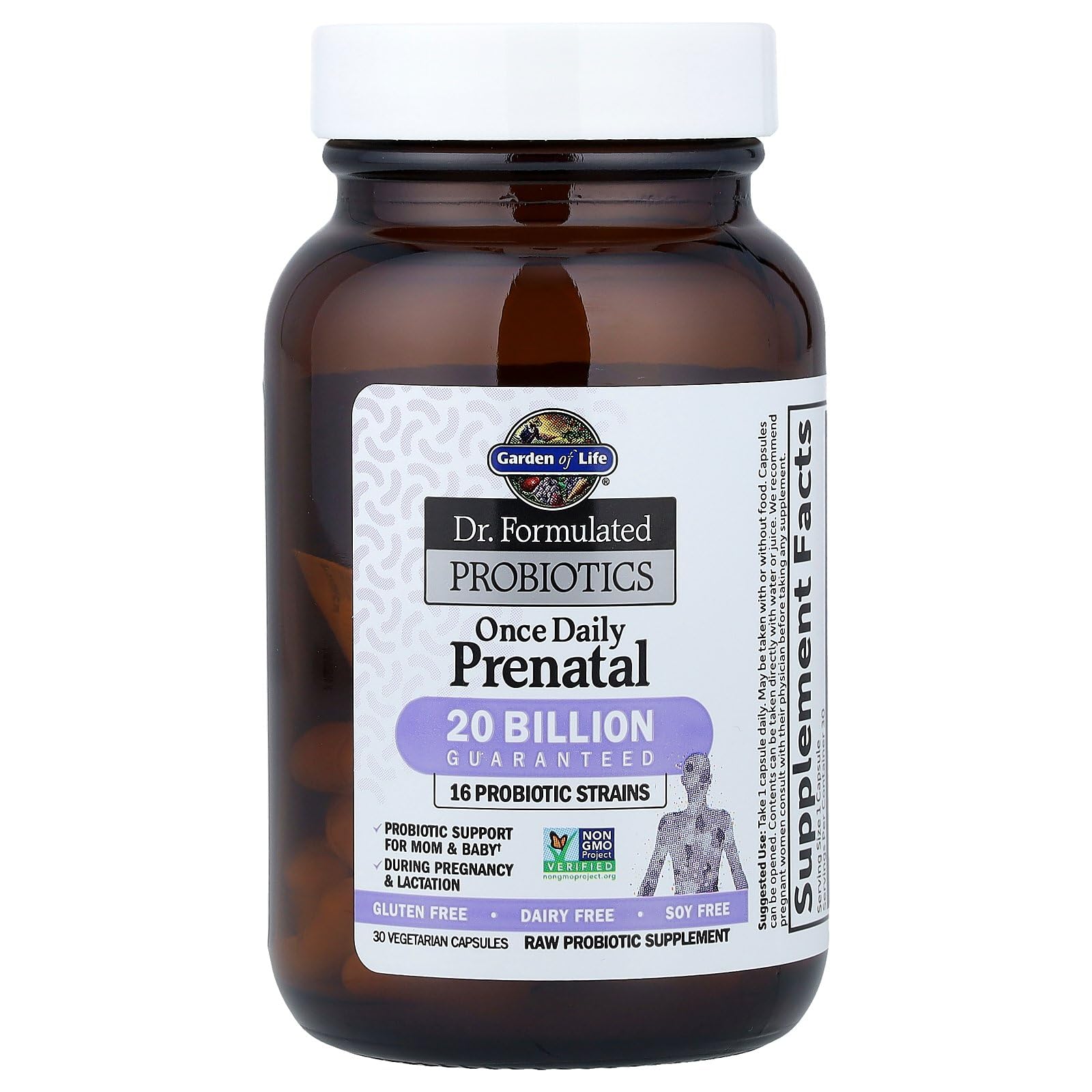 Garden of Life Prenatal – 20 milliards UFC, diversité de souches probiotique.