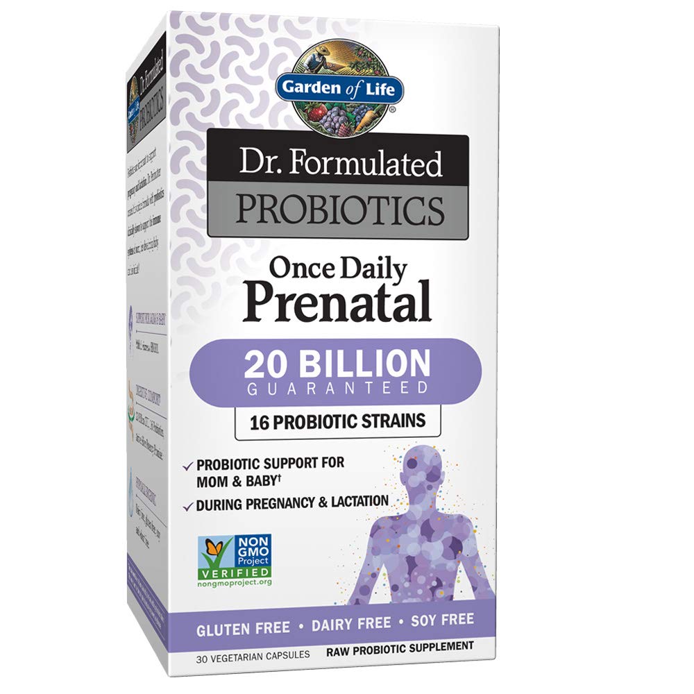 Garden of Life Prenatal – Bouteille visible, soutien quotidien pour maman et bébé.