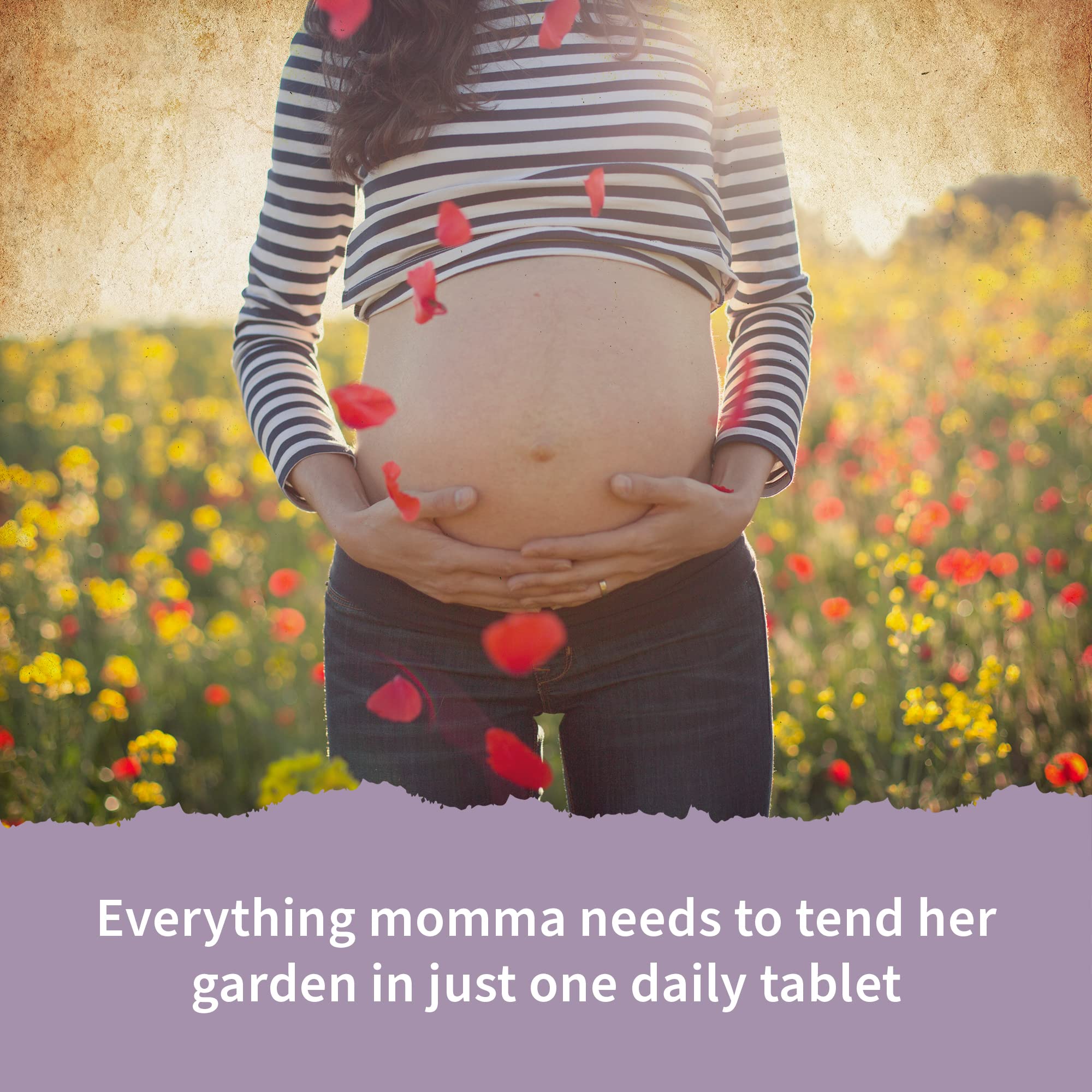 Garden of Life Prenatal – tablettes solubles facilitant l'absorption.