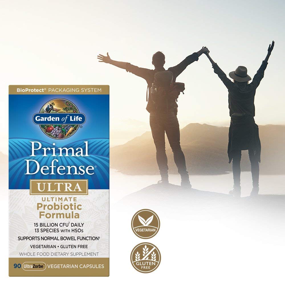Garden of Life Primal Defense Ultra – Saccharomyces boulardii pour la digestion.