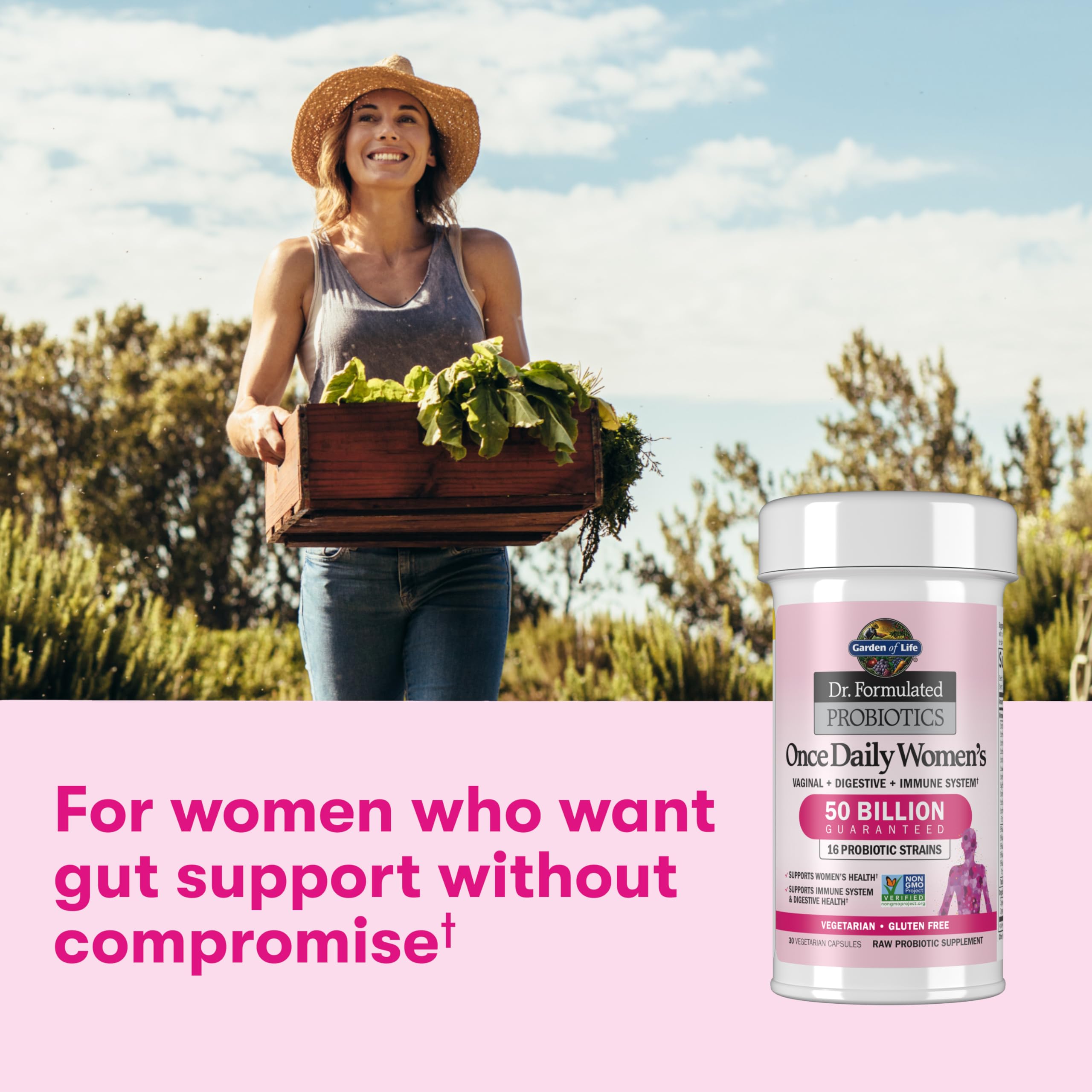 Garden of Life Probiotiques pour femmes – stabilité en étagère