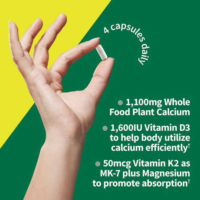 Garden of Life Raw Calcium - magnésium d origine algale pour les fonctions musculaires