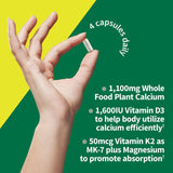 Garden of Life Raw Calcium - magnésium d origine algale pour les fonctions musculaires