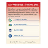 Garden of Life Raw Probiotics 5-Day Max Care — soutien immunitaire potentiel.