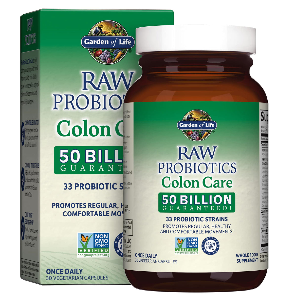 Garden of Life Colon Care – bouteille: soutien digestif quotidien et confort intestinal