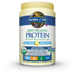 Garden of Life Raw Vanilla protéine boisson bouteille—protéines végétales pour l'entraînement.