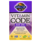 Garden of Life Raw Zinc, gélules végétales; soutien potentiel du système immunitaire et énergie