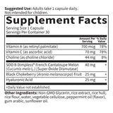 Garden of Life Skin Smooth DuoCaps – extrait chokeberry noir pour les antioxydants.