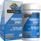 Garden of Life Sport Probiotics dans sa bouteille, soutien digestif potentiel pour les sportifs.