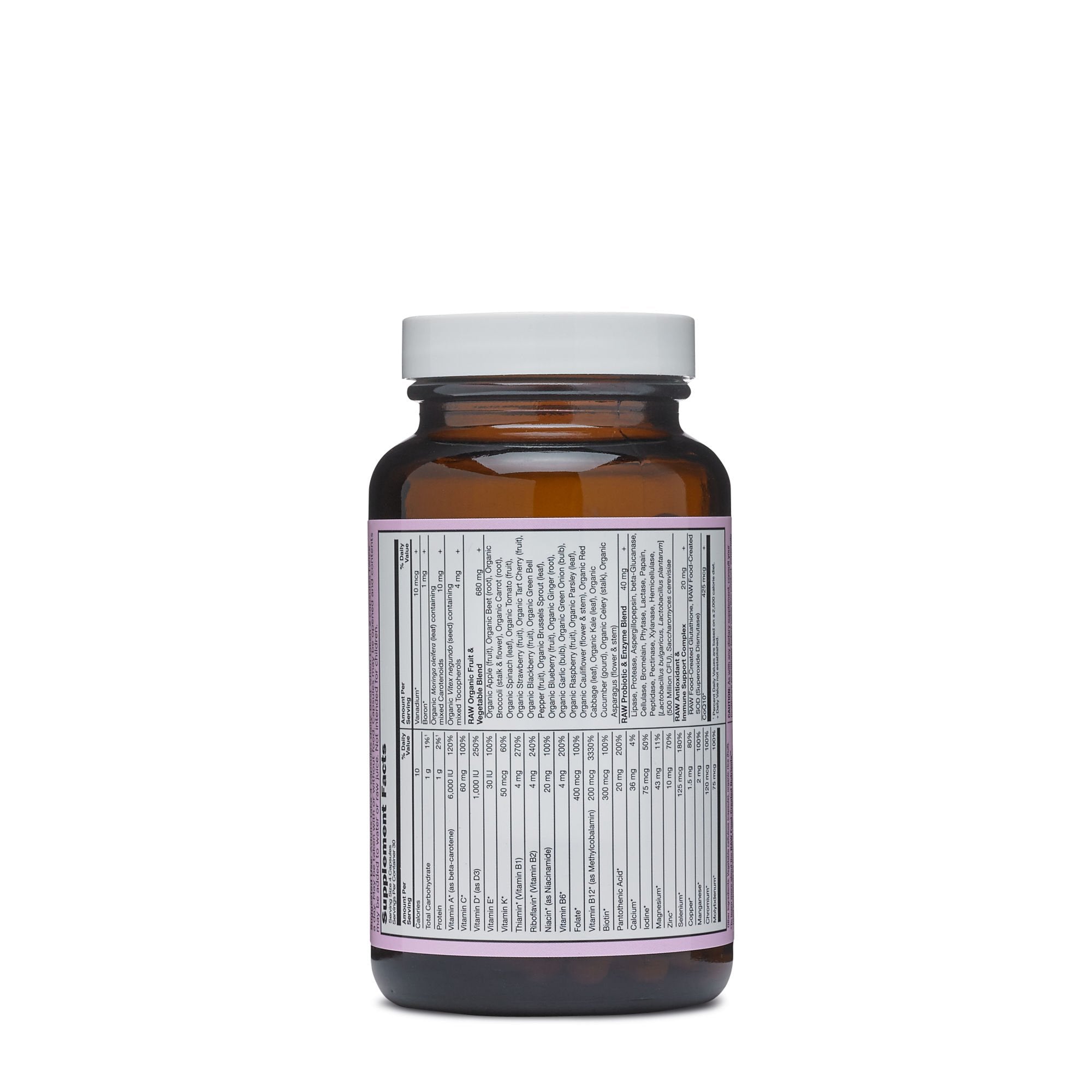 Garden of Life Vitamin Code 50 et plus Femmes, capsules végétales visibles, soutien quotidien
