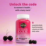 Garden of Life Vitamin Code Femmes gommes fer doux, facile à mâcher