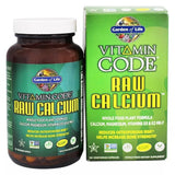 Garden of Life Vitamin Code RAW Calcium : bouteille soutenant la santé osseuse grâce à une formule végétale