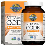 Garden of Life vitamine C cru capsules, soutien quotidien à l'immunité et énergie naturelle.
