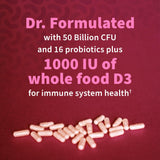 Garden of Life vitamine D3 1000 UI dans la formule quotidienne.