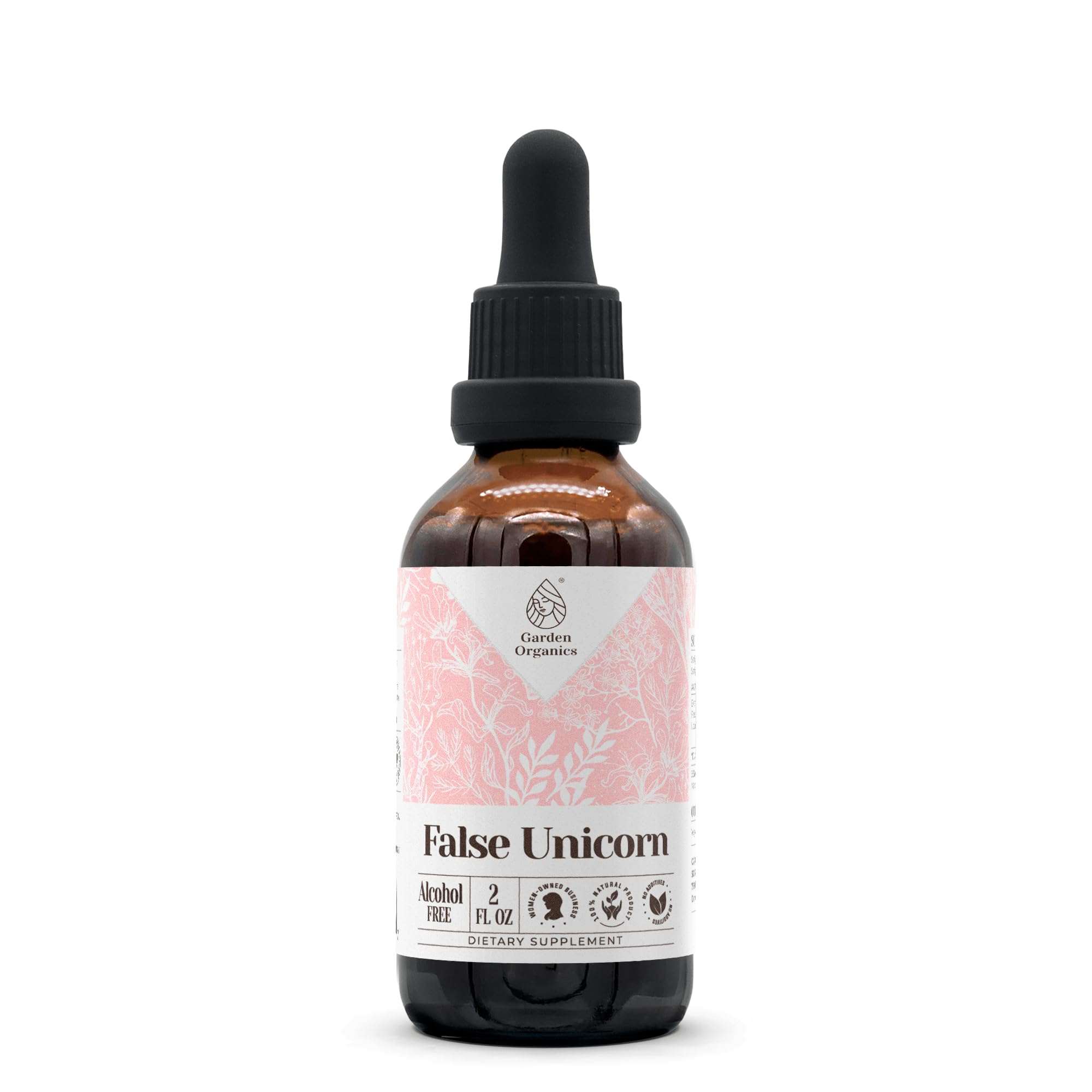 Garden Organics Extrait False Unicorn - bouteille claire facilitant l'administration
