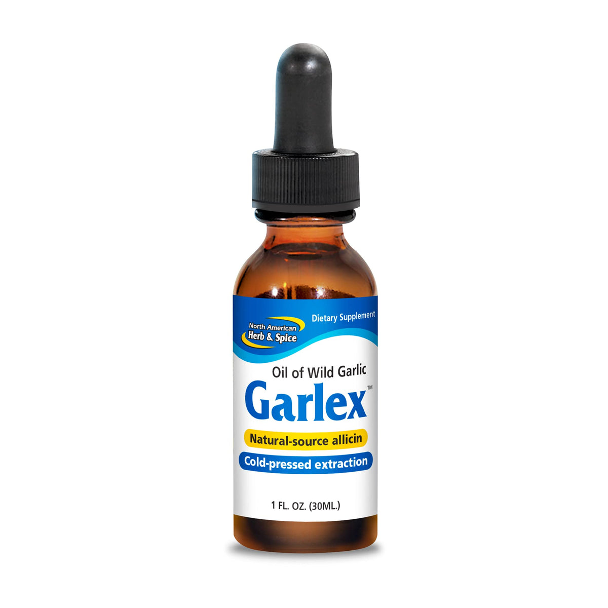 Garlex: bouteille d'huile d'ail sauvage pour assaisonnement aromatique
