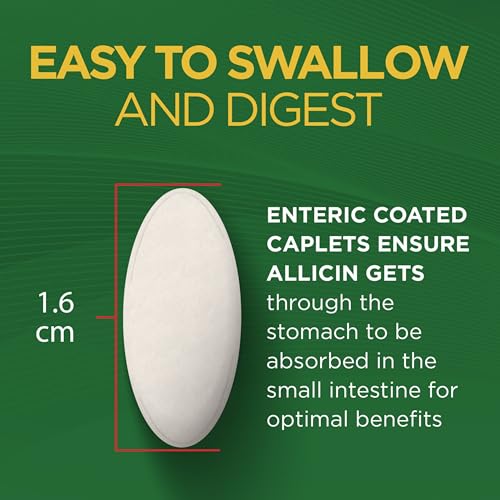 Caplets Garlique sans goût, pratique pour une consommation discrète.