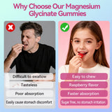 GASEBEAR Gommes Magnésium Glycinate, goût framboise, aide pour les muscles détendus après l'effort.