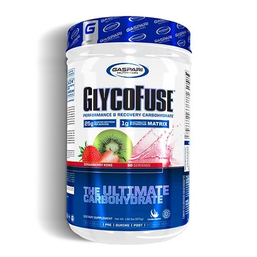 Glycofuse Gaspari: mélange dans l'eau offrant hydratation et énergie continue.