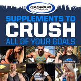 Gaspari HMB après entraînement, utilisation en séance de musculation.