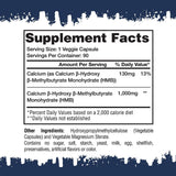 Gaspari HMB dose quotidienne, schéma de prise clair et pratique.
