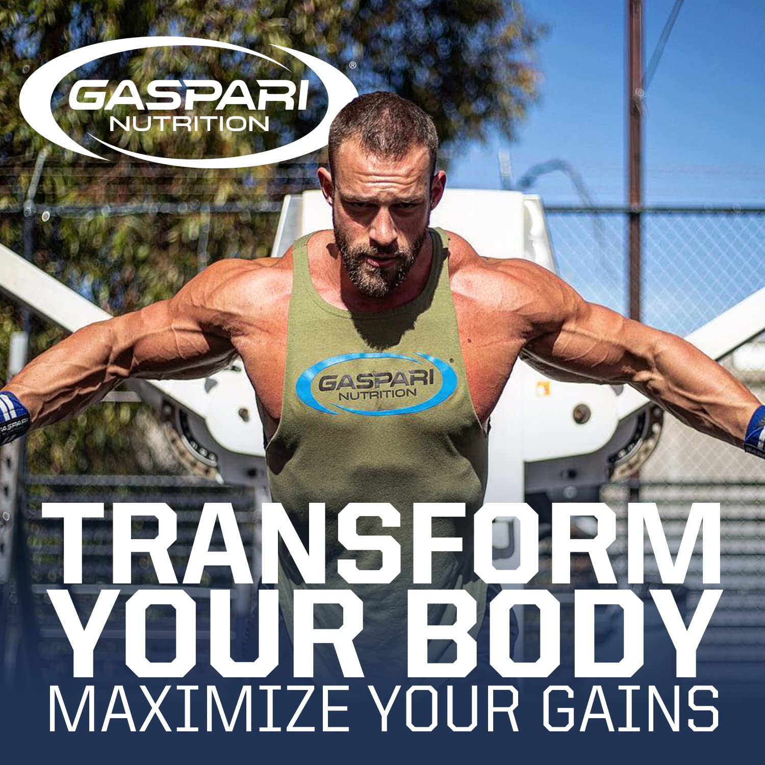 Ambiance en salle de sport avec Gaspari HMB, usage en contexte d’entraînement.