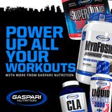 Gaspari HMB en cuisine, prise avec repas pour régularité et continuité.