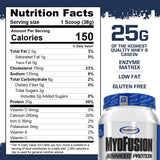 Gaspari Myofusion bouteille vanille sans gluten, pratique et portable.