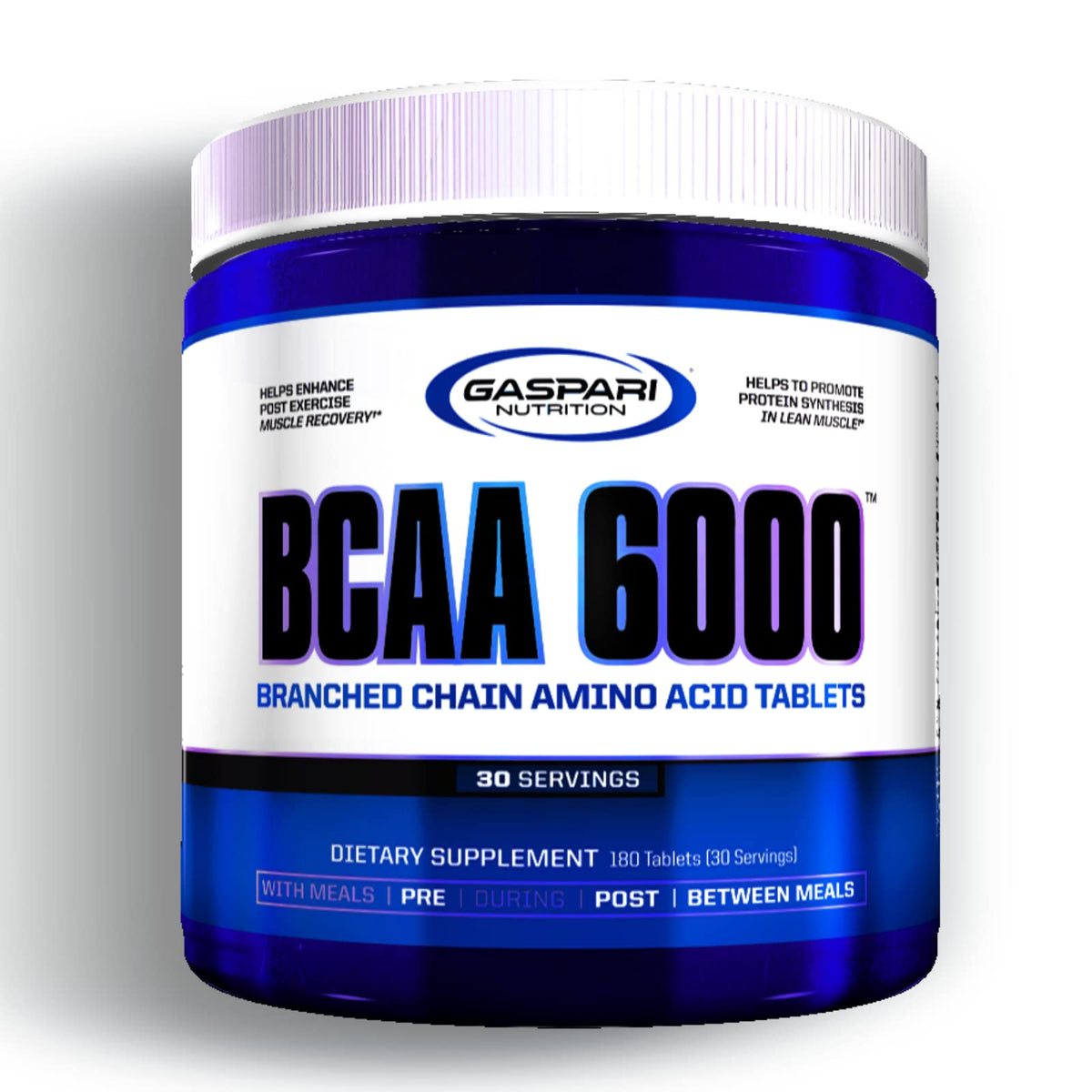 Gaspari Nutrition AminoMax 8000, bouteille visible, soutien récupération après l’entraînement intense.
