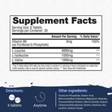 Gaspari Nutrition AminoMax 8000, tablettes alignées, soutien synthèse protéique et récupération musculaire.