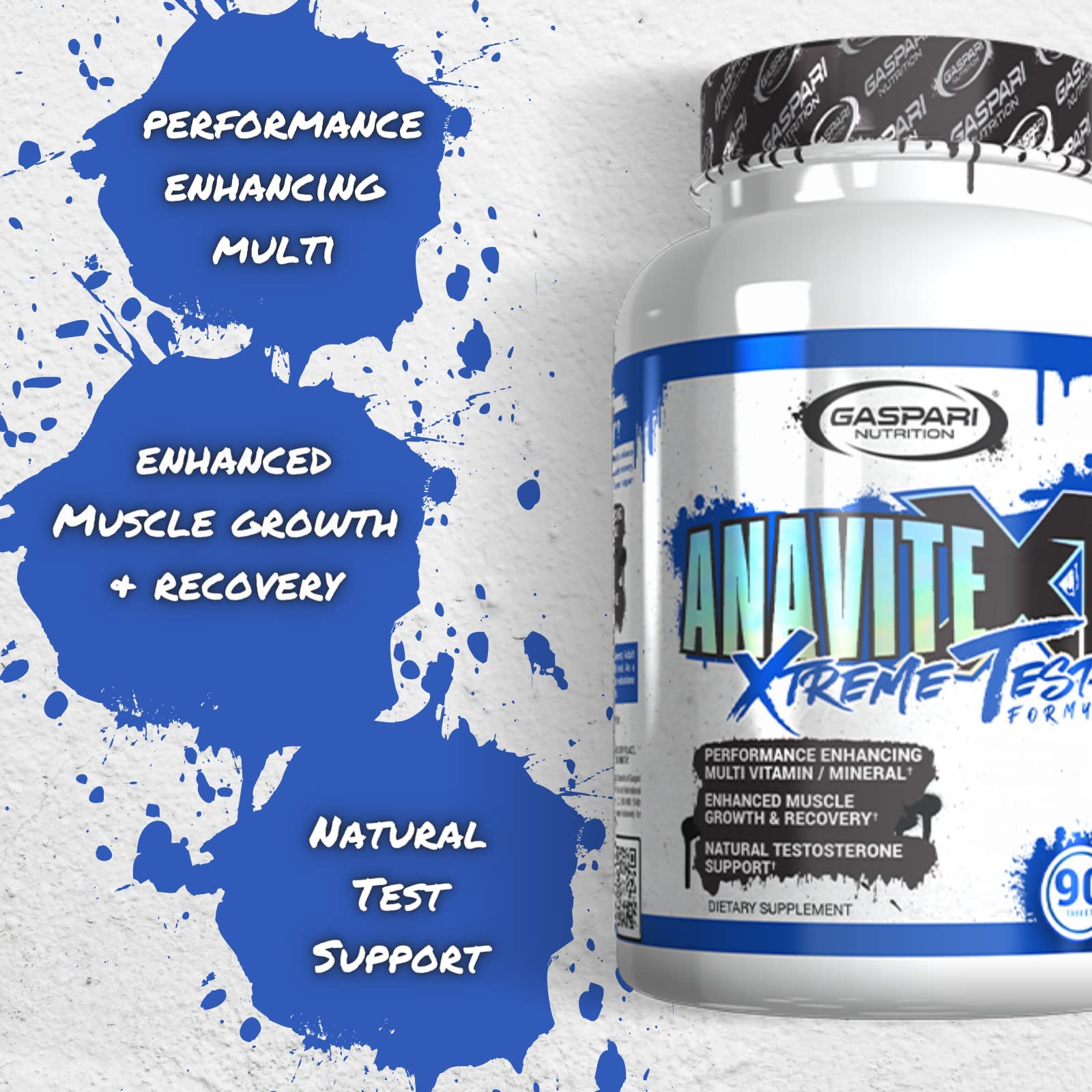 Gaspari Anavite XT: comprimés quotidiens pour équilibre nutritionnel et vitalité