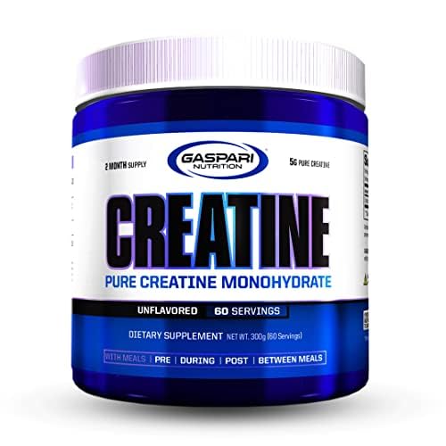 Gaspari Nutrition Créatine Pure – dose de 5 g, pratique et précise.